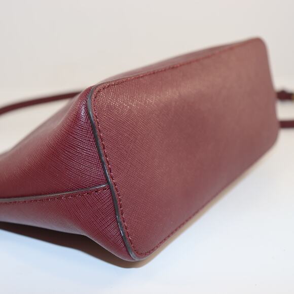 Michael Kors Jet Set Crossbody Bag – Merlot Saffiano Leather - Picture 5 of 8